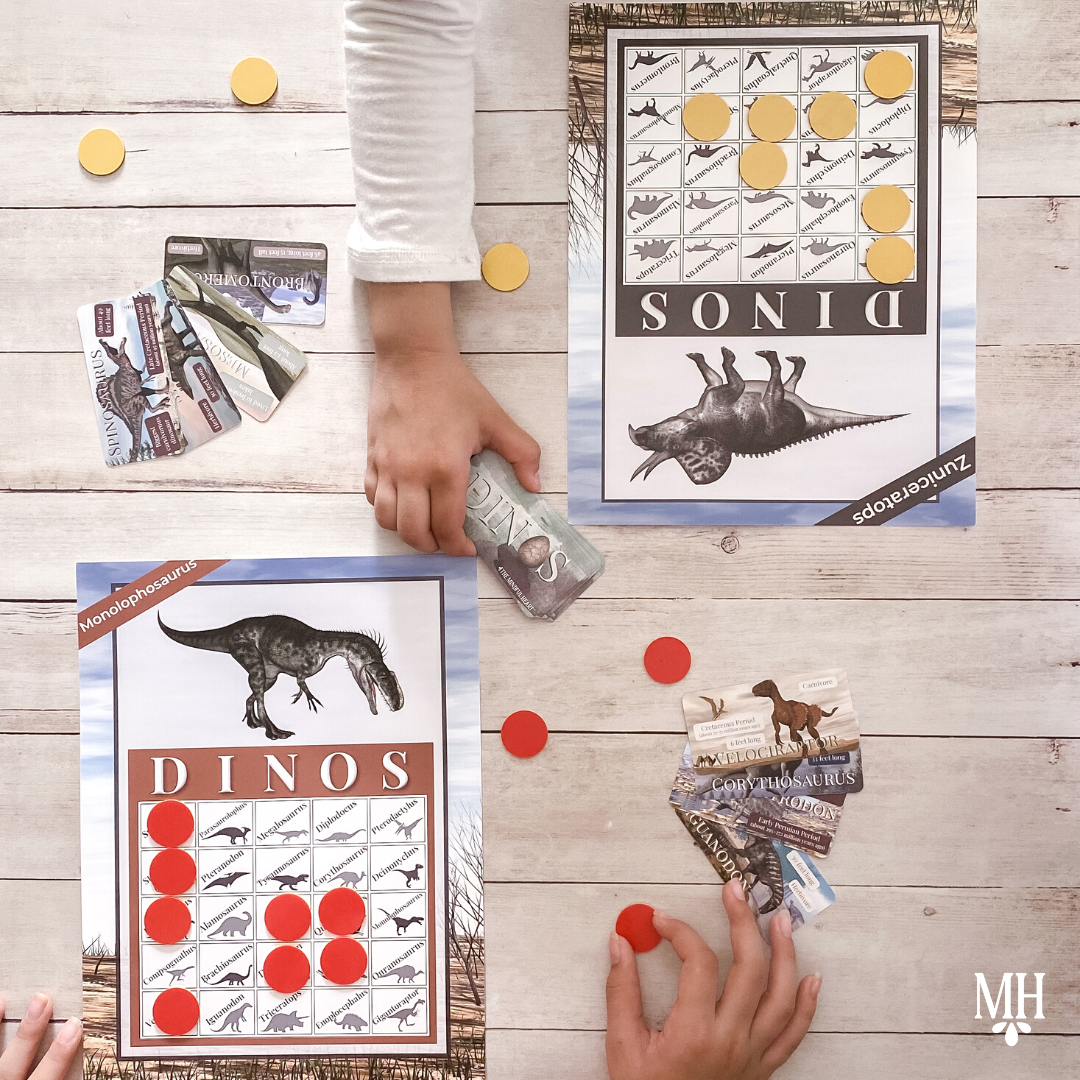 Dinosaur Bingo