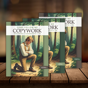 Come Follow Me Copywork Activity Book PDF Downloads: Doctrine & Covenants 1–28