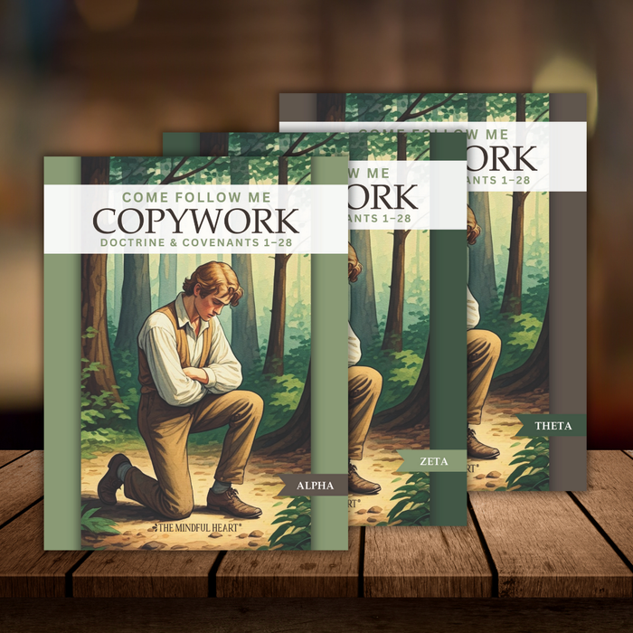 Come Follow Me Copywork Activity Book PDF Downloads: Doctrine & Covenants 1–28