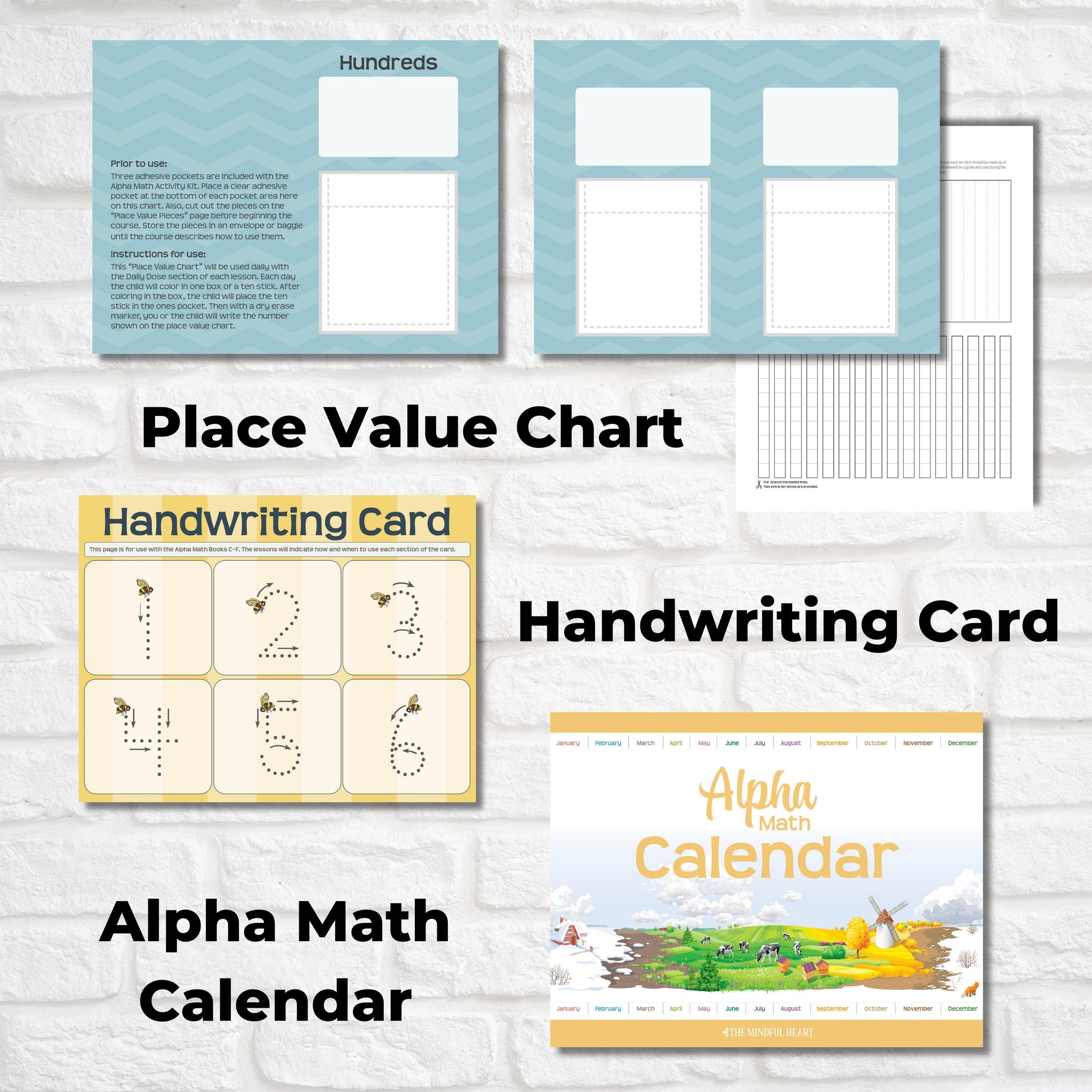Mindful Heart Math Alpha C–F (Kindergarten Equivalent)