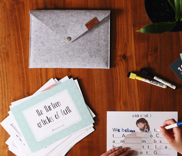 Articles of Faith Scripture Doodles