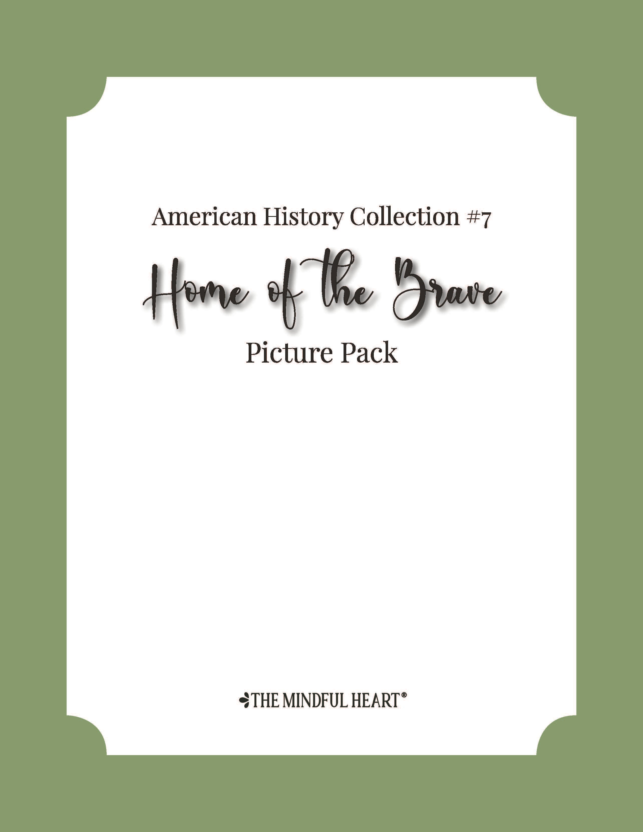 American History Picture Pack #7: Home of the Brave