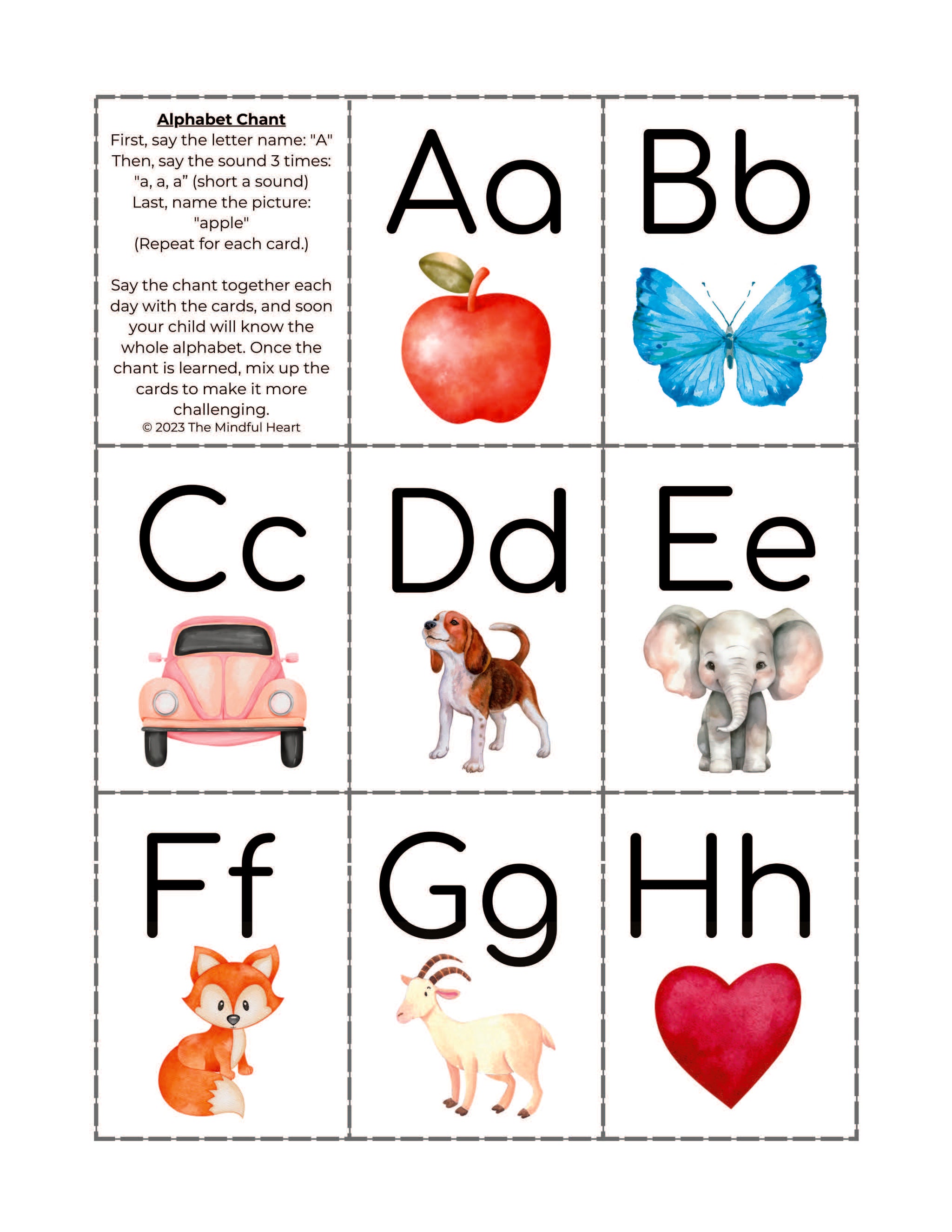 Alphabet Activities—PDF Download