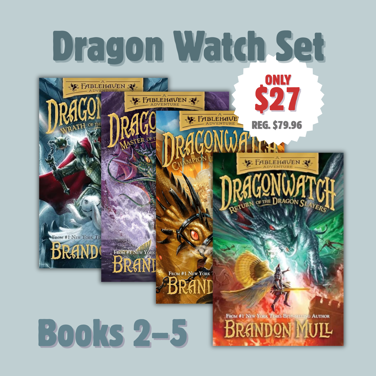Dragonwatch Set (Books 2–5) HARDCOVER