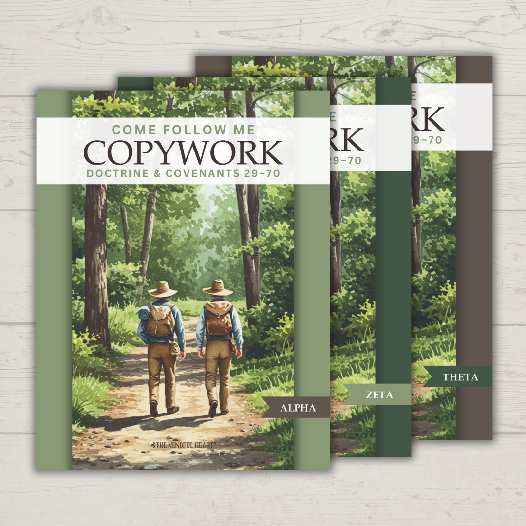 Come Follow Me Copywork Activity Book: Doctrine & Covenants 29-70