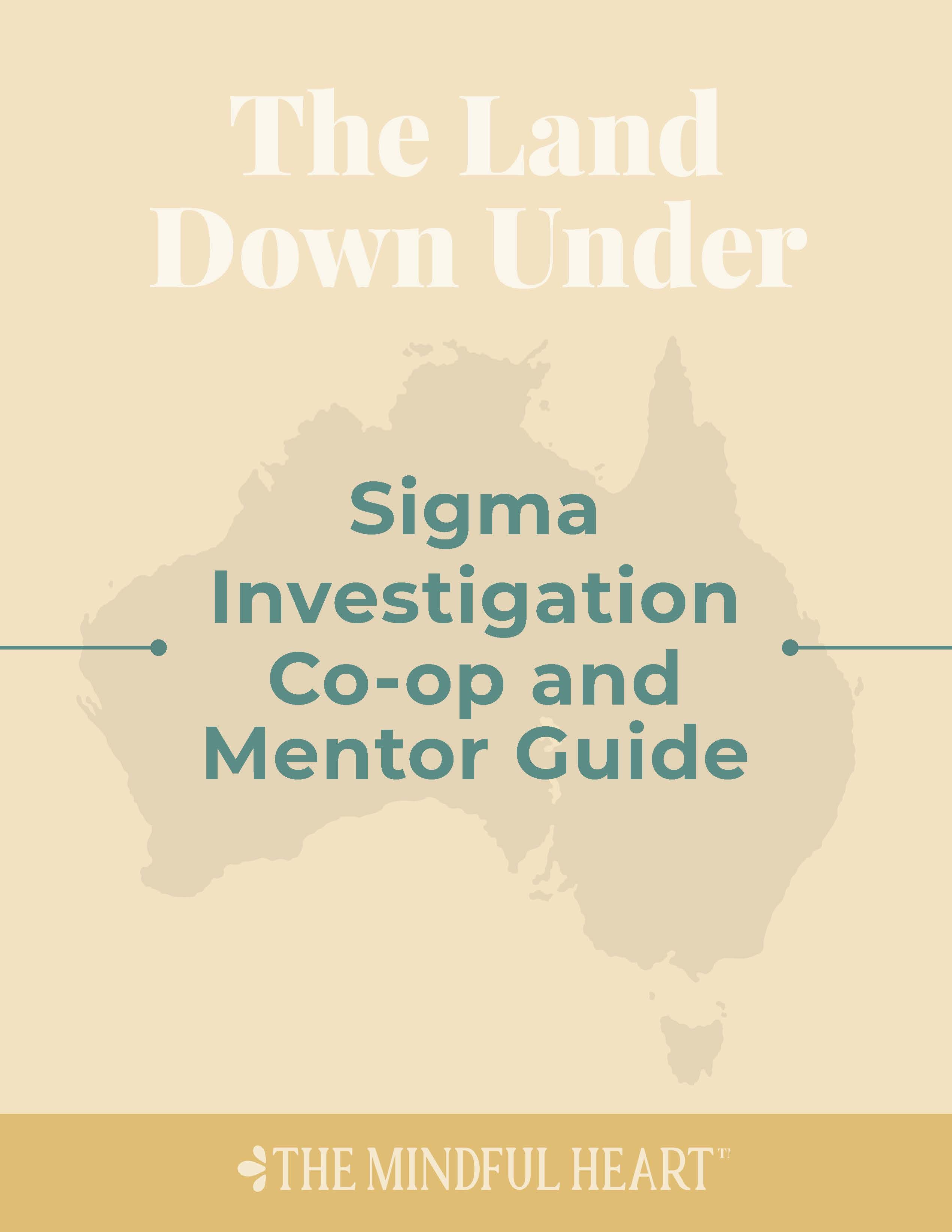Sigma Investigation Co-op and Mentor Guide: The Land Down Under (Physical Copy)